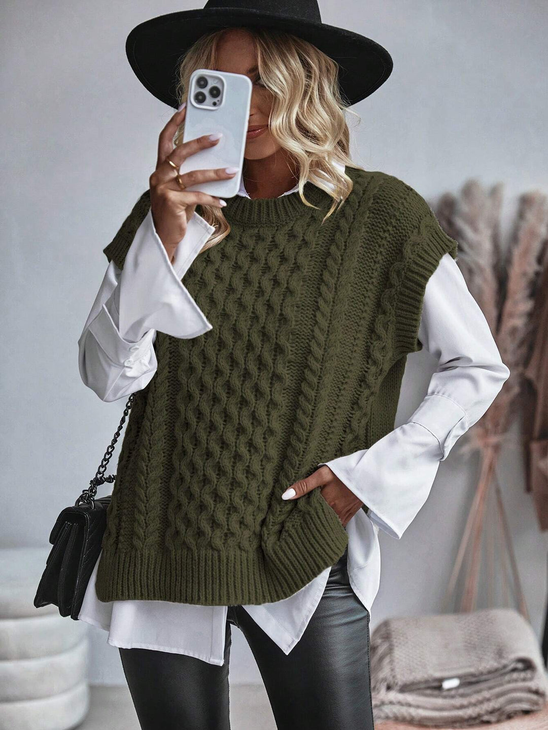 Drune | Bequemes Damen Strickgilet mit Lockerer Passform