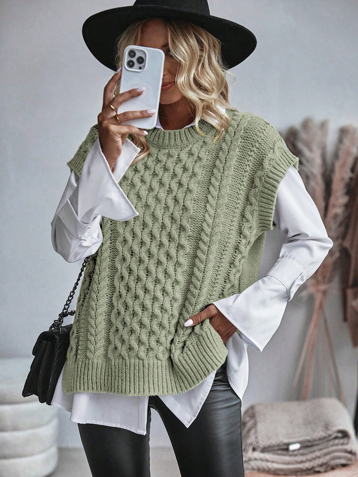 Drune | Bequemes Damen Strickgilet mit Lockerer Passform