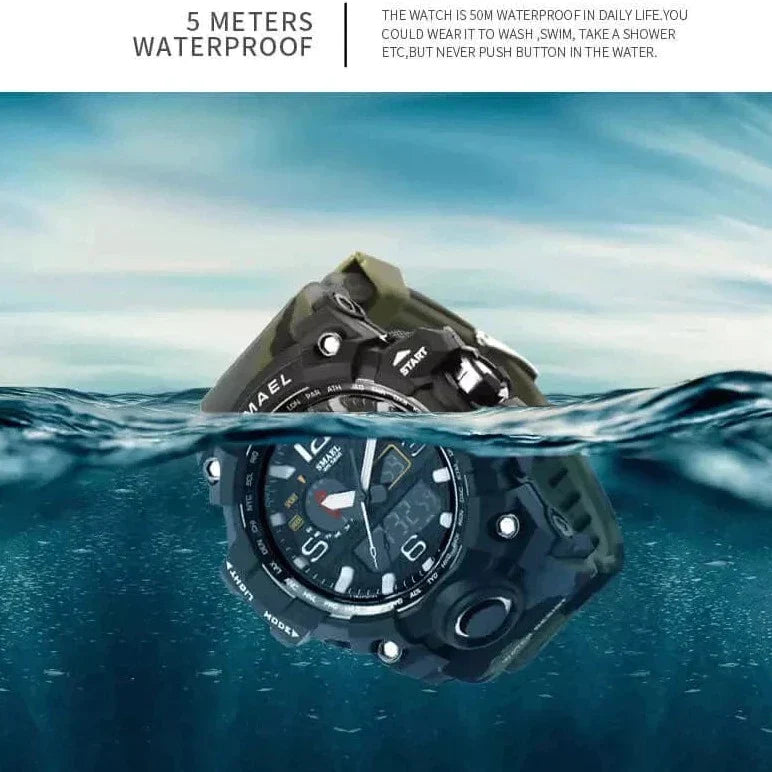 Drune | Robustes Wasserdichtes Sportuhr Mit Fortgeschrittenen Funktionen