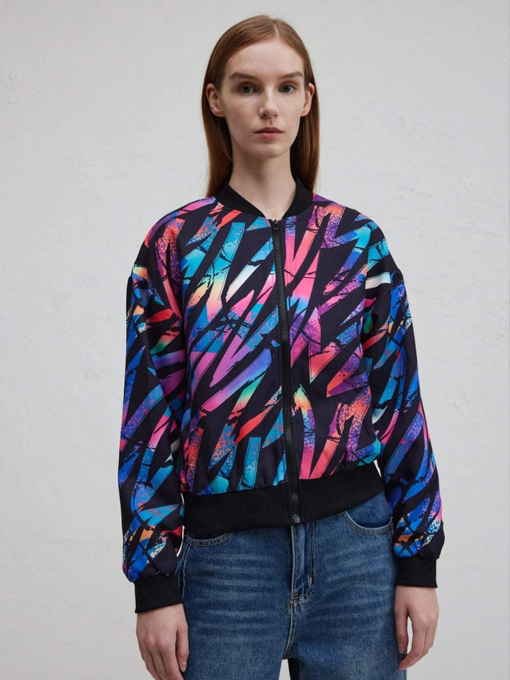 Drune | Herbst Winter Freizeit Druckjacke