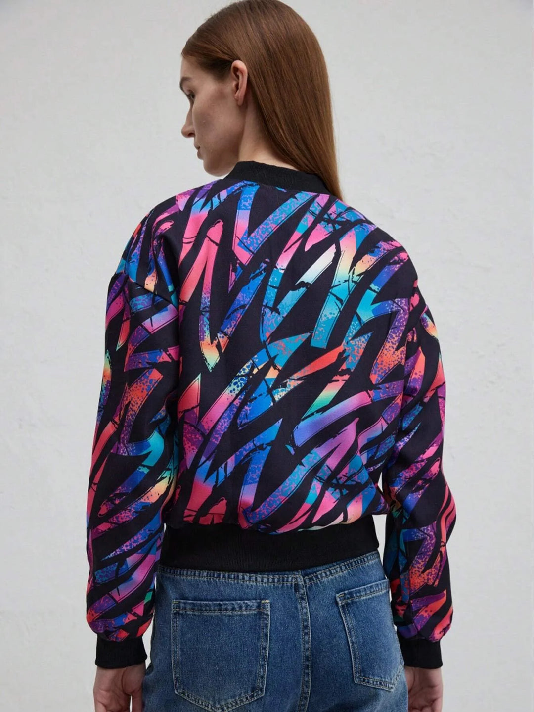 Drune | Herbst Winter Freizeit Druckjacke