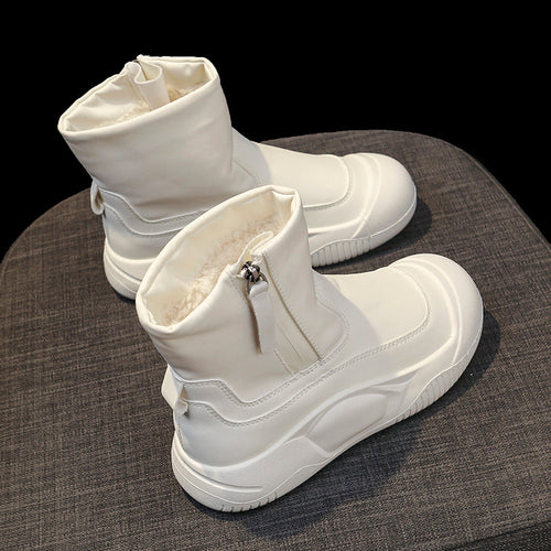 Drune | Damen Orthopädische High Heel Stiefel mit Reißverschluss