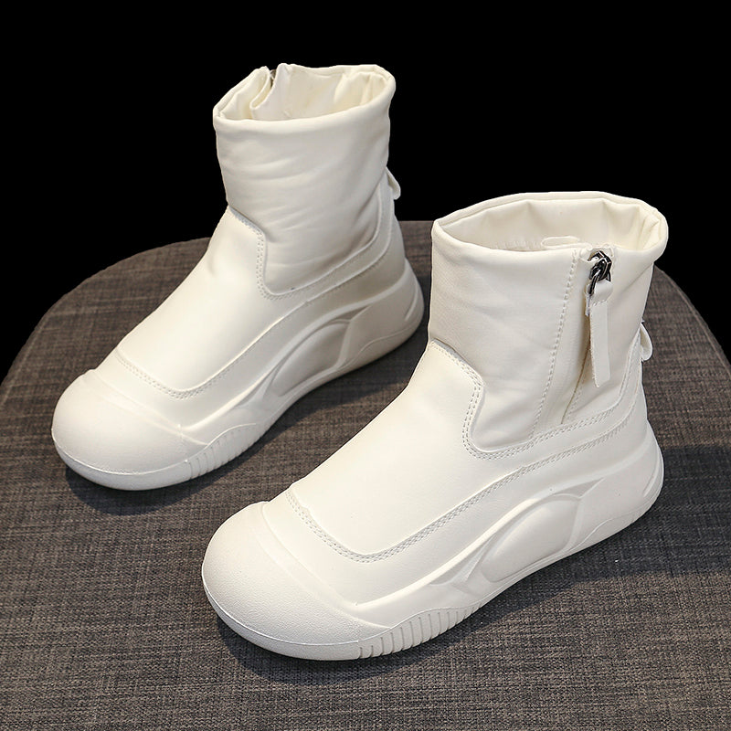Drune | Damen Orthopädische High Heel Stiefel mit Reißverschluss