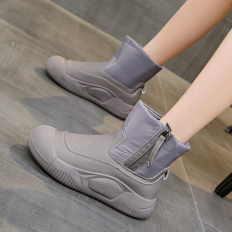 Drune | Damen Orthopädische High Heel Stiefel mit Reißverschluss