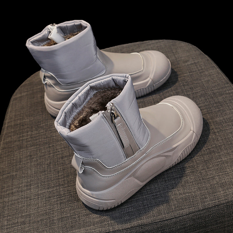 Drune | Damen Orthopädische High Heel Stiefel mit Reißverschluss