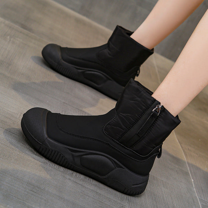 Drune | Damen Orthopädische High Heel Stiefel mit Reißverschluss
