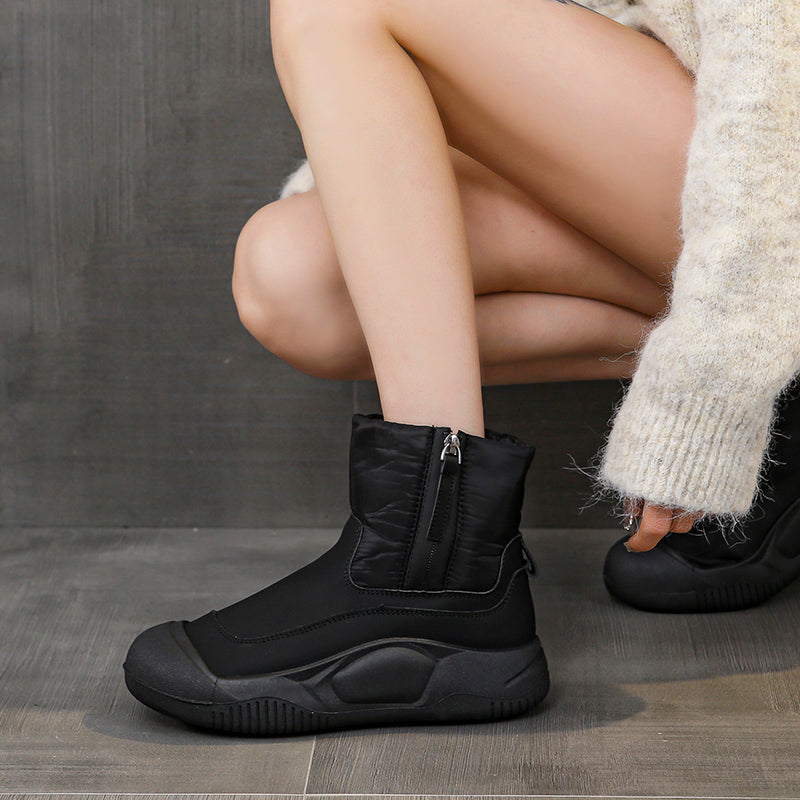 Drune | Damen Orthopädische High Heel Stiefel mit Reißverschluss