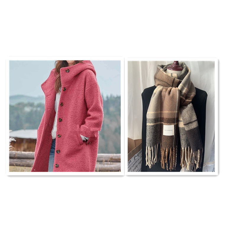 Drune | eleganter einfarbiger mantel