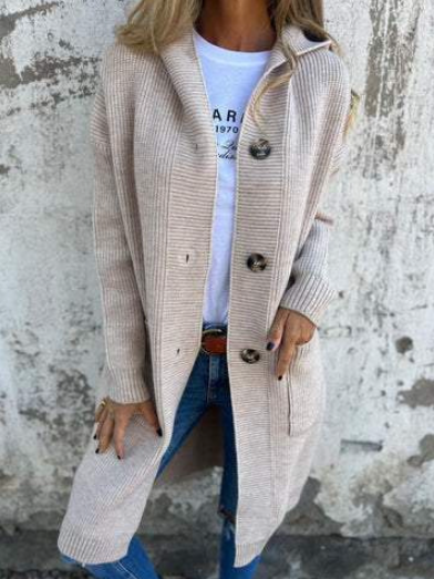 Drune | Lange Jacke mit Kapuze