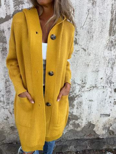 Drune | Lange Jacke mit Kapuze