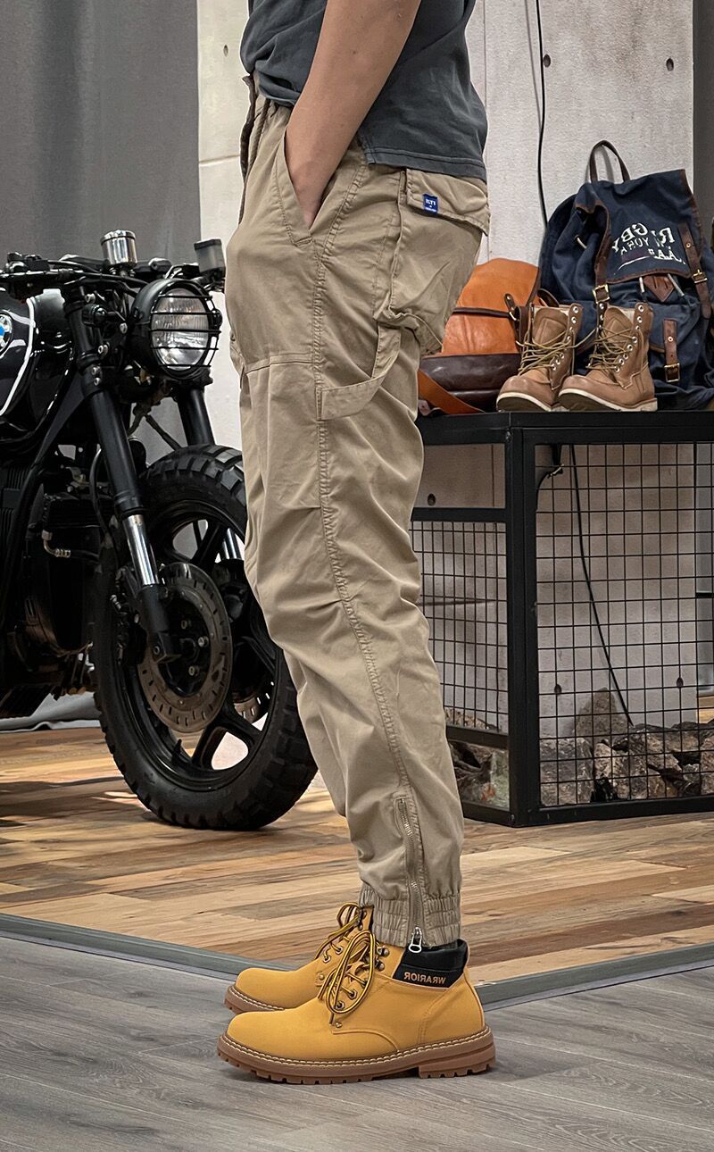 Drune | Retro Herren Latzhose Mit Mehreren Taschen Und Elastischer Taille
