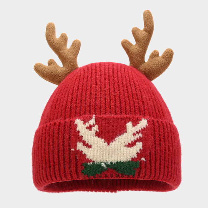 Drune | Weihnachtsrentier Geweih Schal Hut Handschuhe Dreiteiliges Set (3 Farben)