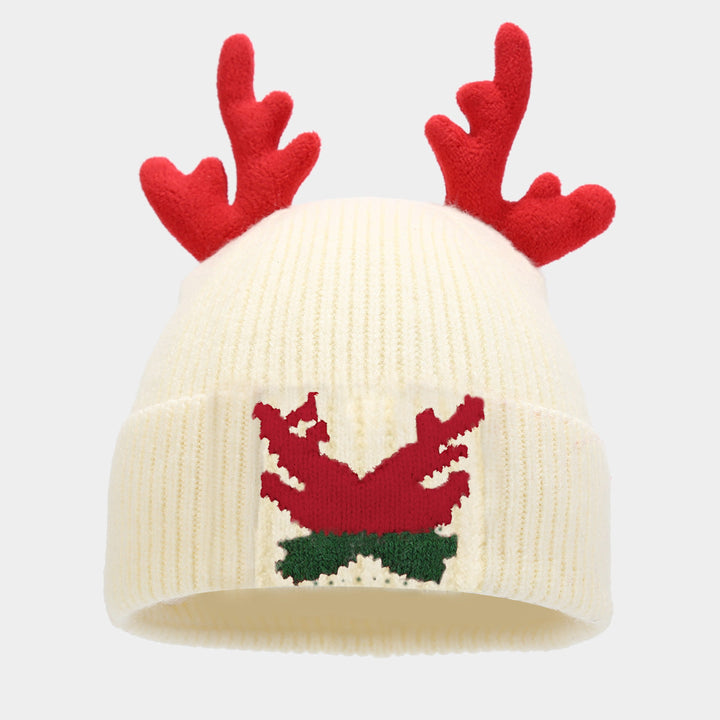 Drune | Weihnachtsrentier Geweih Schal Hut Handschuhe Dreiteiliges Set (3 Farben)