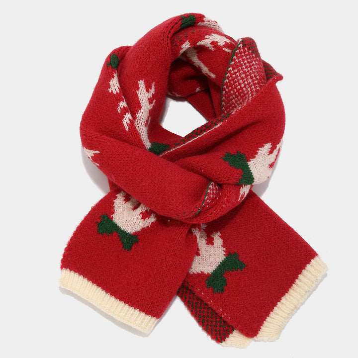 Drune | Weihnachtsrentier Geweih Schal Hut Handschuhe Dreiteiliges Set (3 Farben)