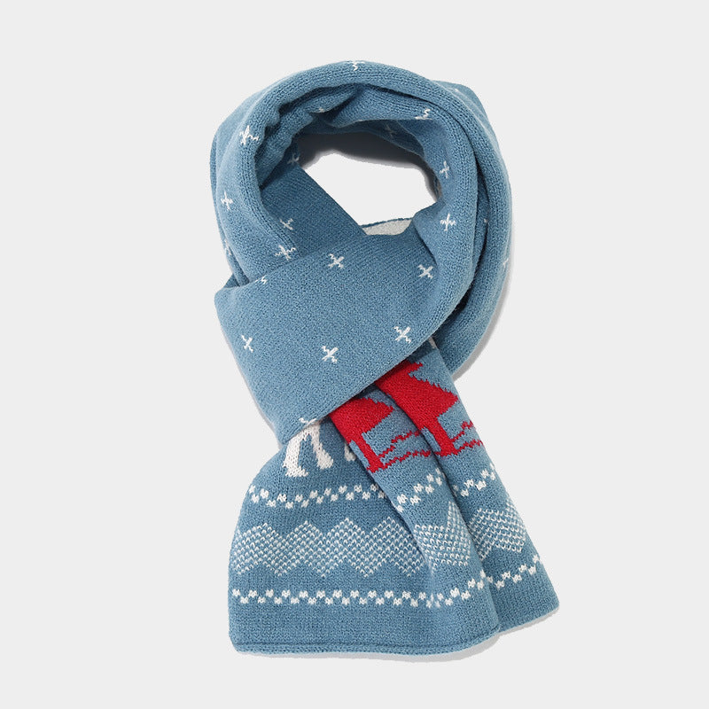 Drune | Weihnachtsrentiermuster Muster Mütze Schal Handschuhe Set (6 Farben)
