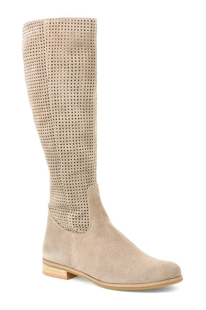 Drune | Damenstiefel Mit Hohem Schaft - Mit Reißverschluss