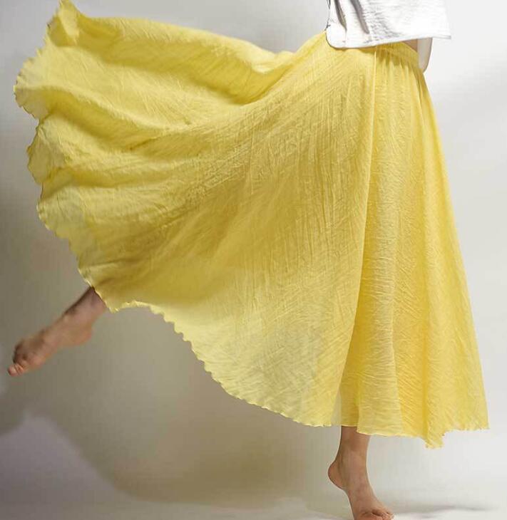 Drune | Lässig fallender Boho Maxi Rock für Damen