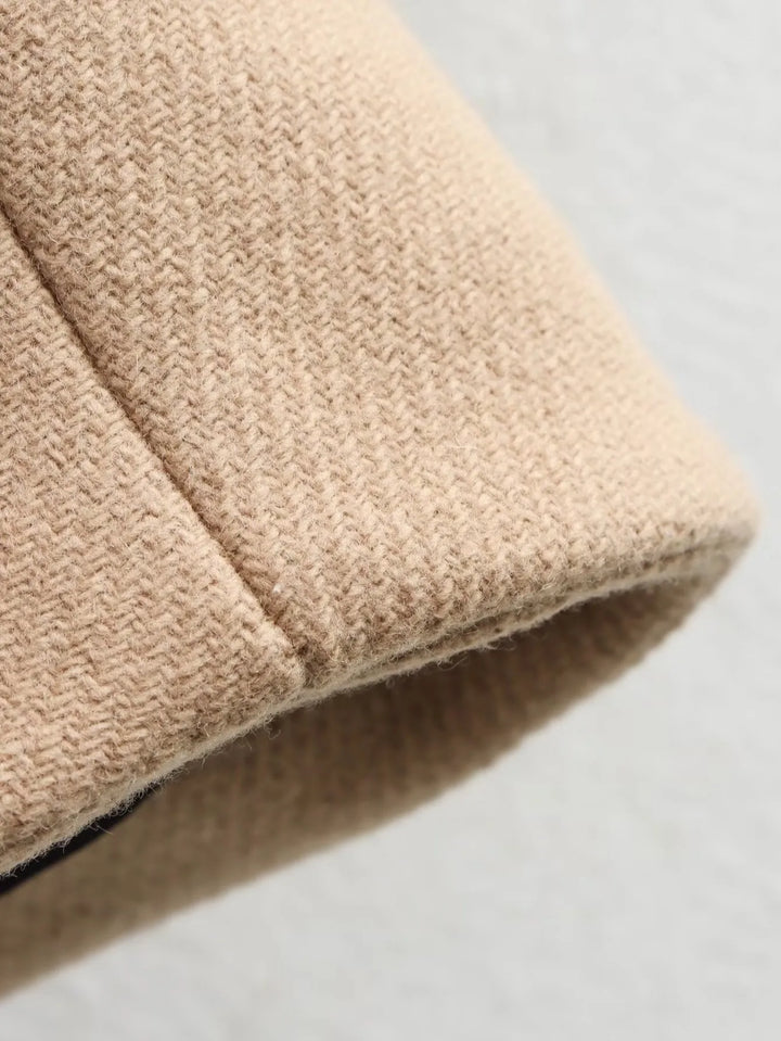 Drune | Vintage Mantel mit modischer Kragen