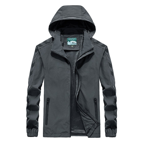 Herren Performance Softshelljacke mit Kapuze, versiegelten Reißverschlüssen und reflektierenden Ärmereinsätzen Drune