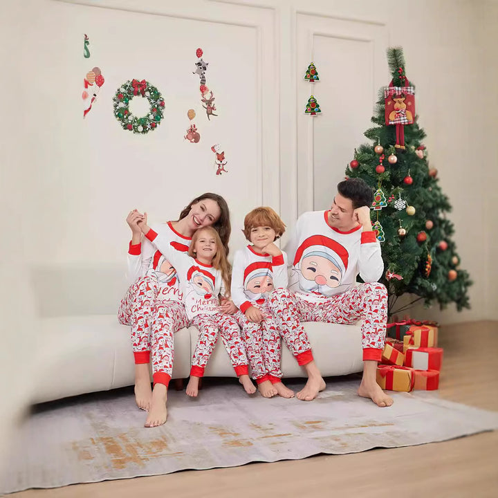 Weihnachts-Schlafanzug-Set mit Aufdruck, Familien-Look