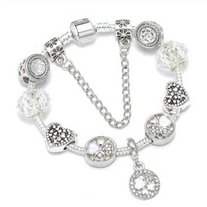 Drune | Pfirsichblüten Charme Armband