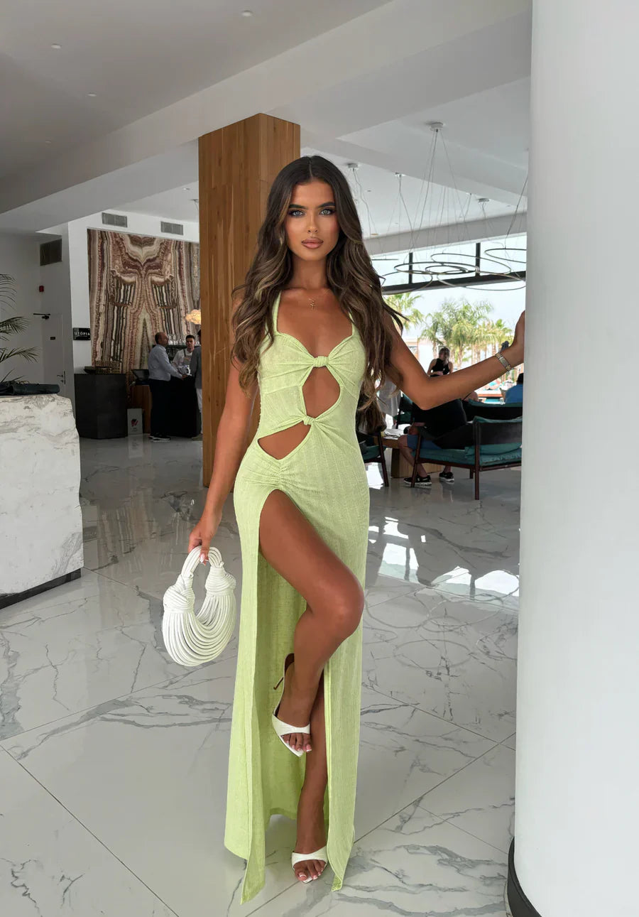 Drune | Midikleid mit Cut-Out für Frauen