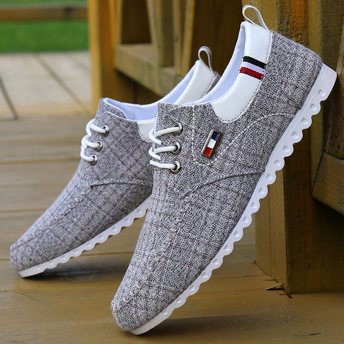 Drune | Leichte Herren Leinen Segelschuhe