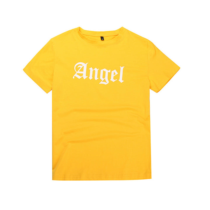 Damen T-Shirt mit kreativem Schriftzug und lässigem Schnitt Drune