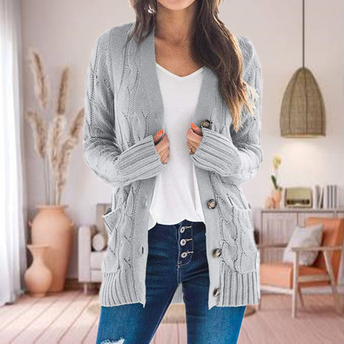 Drune | Zeitlose Strickstrickjacke für Damen