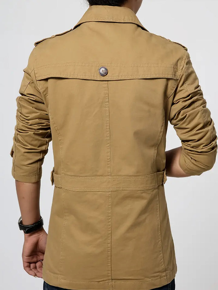 Drune | Herren Große Größe Baumwollwindjacke Für Frühling Und Herbst