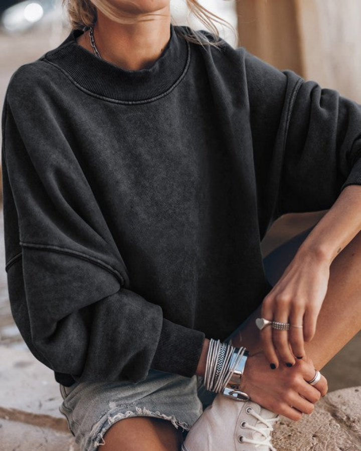 Drune | Stilvoller Gebleichter Pullover