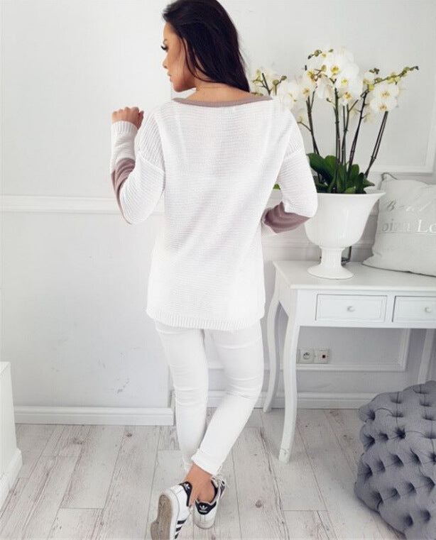 Damen Grobstrick Pullover mit modernem Chevron-Muster und weichfließender Silhouette Drune