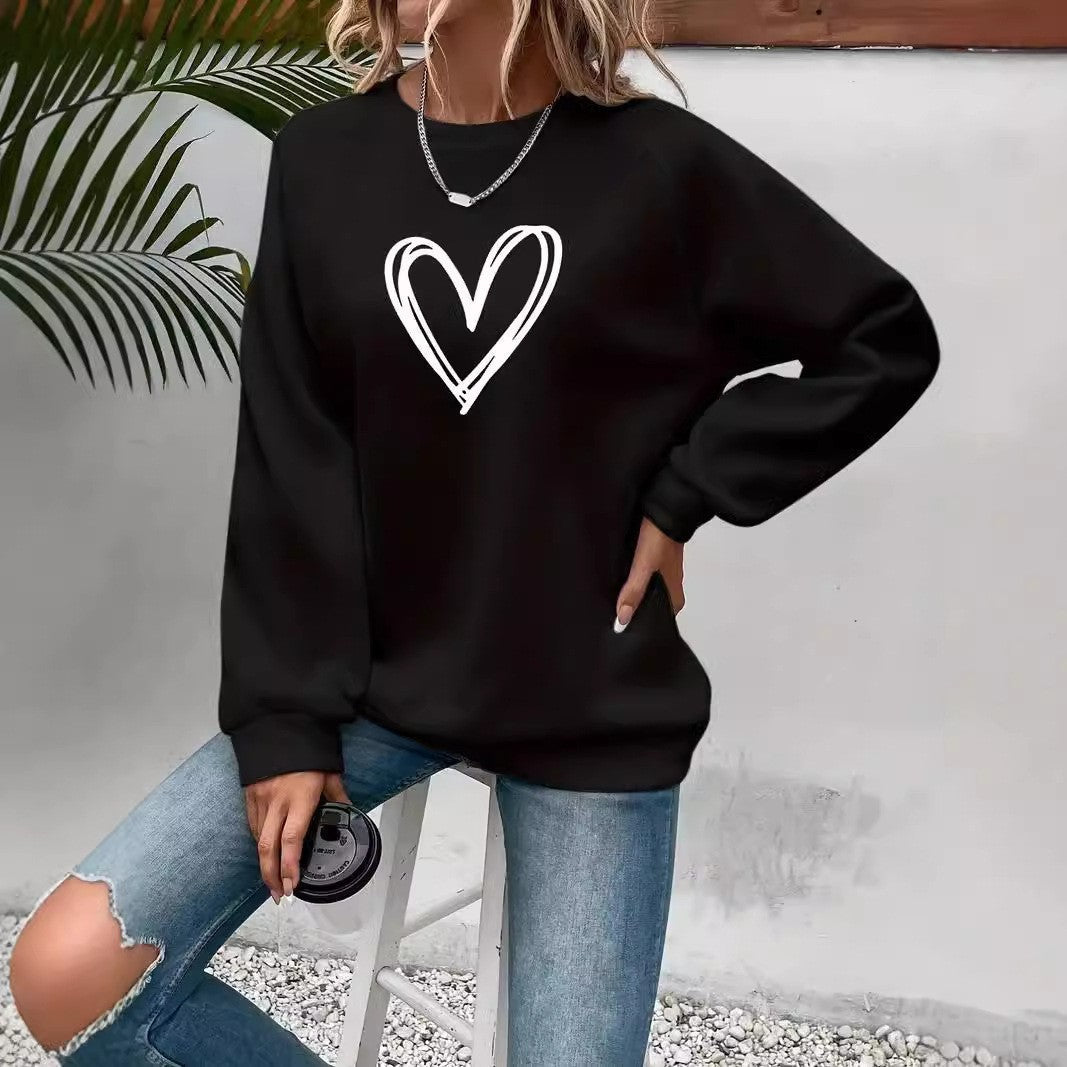 Drune | Print Rundhals-Langarmsweatshirt