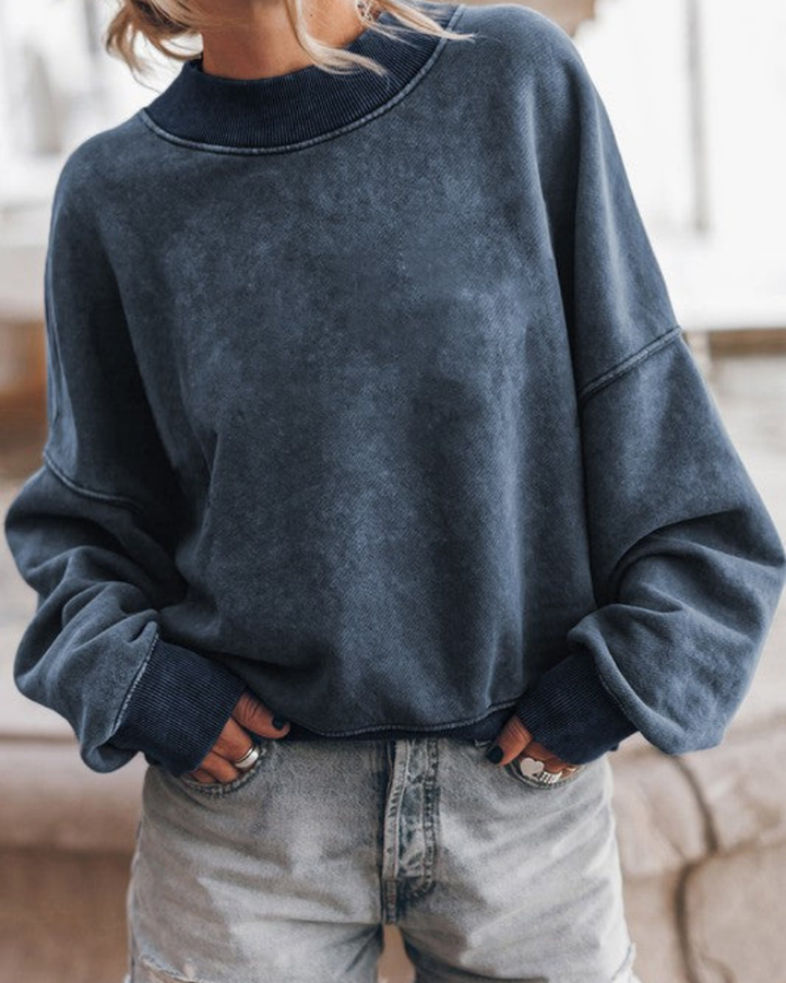 Drune | Stilvoller Gebleichter Pullover