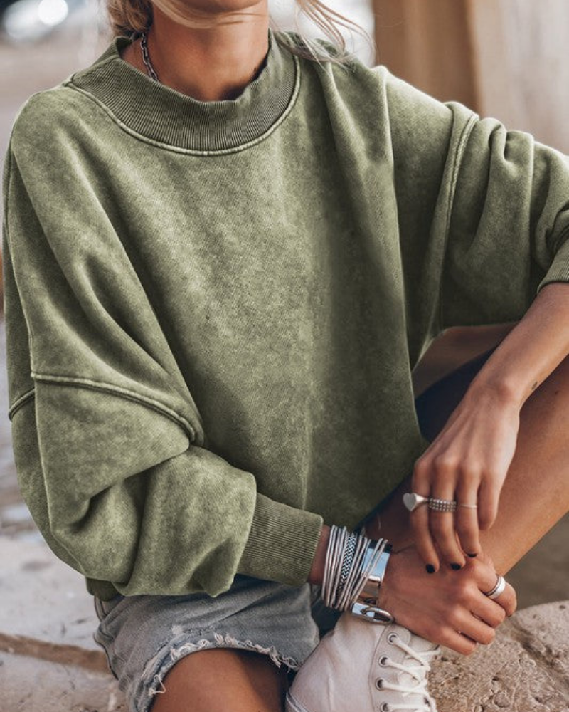 Drune | Stilvoller Gebleichter Pullover