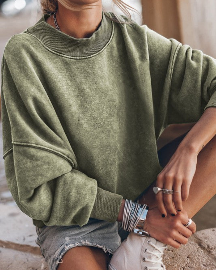 Drune | Stilvoller Gebleichter Pullover