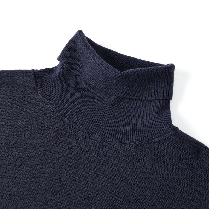 Herren-Wollpullover, Rollkragen, 100% Wolle, dick