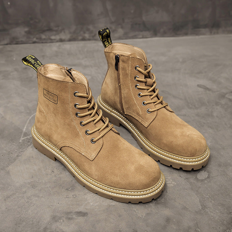 Herren-Stiefel im britischen Stil mit Keilabsatz