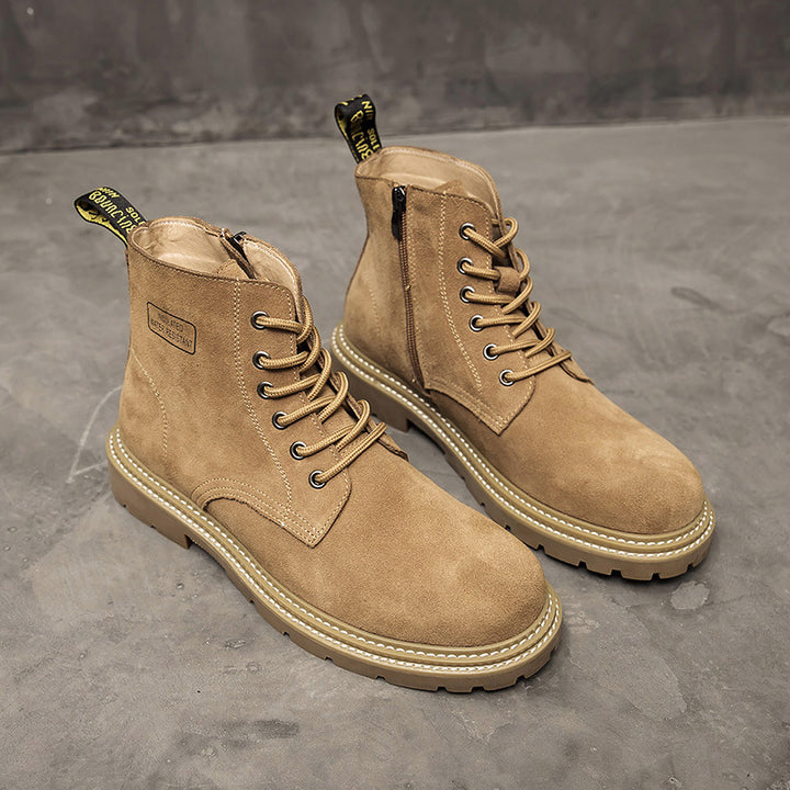 Herren-Stiefel im britischen Stil mit Keilabsatz