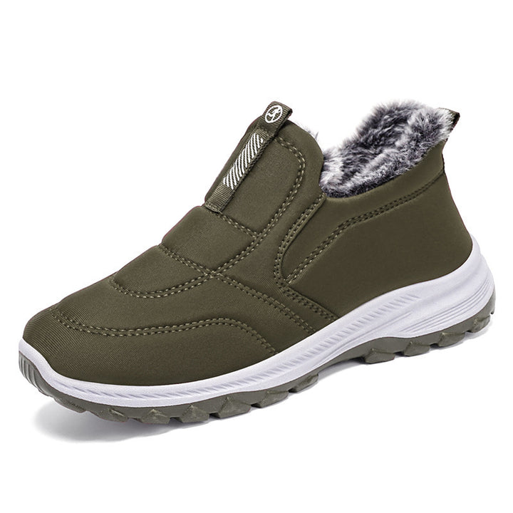 Gefütterte Herren-Winterstiefel, warm und bequem