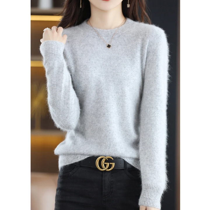 Drune | Kaschmir Pullover Damen Luxuriöser Rundhalsausschnitt, Weich & Modisch