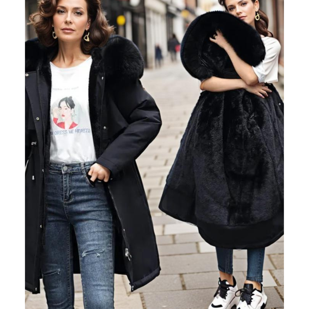 Drune | Warme Bequeme Parka Jacke - Kapuze