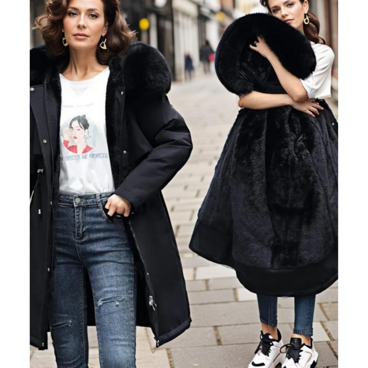 Drune | Warme Bequeme Parka Jacke - Kapuze