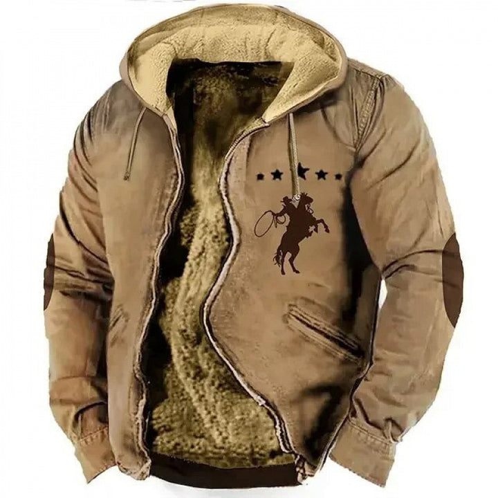 Drune | Hoodie Wollmix - Relaxed Fit Boho Stil