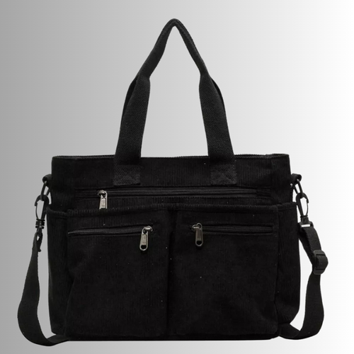 Drune | Cord Schultertasche Mit Mehreren Taschen Für Damen