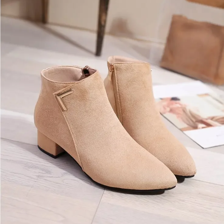 Drune | Stiefeletten Mit Spitzem Schuh Und Seitenreißverschluss Damen Stiefeletten