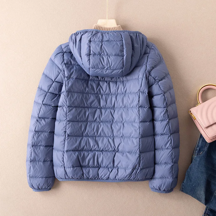 Drune | Steppjacke Leicht mit Kapuze Warm Gefüttert Lässige Passform