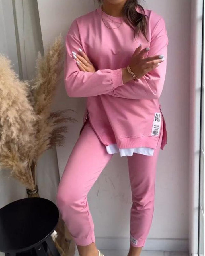Drune | Sweater und Hose Zweiteiler Set