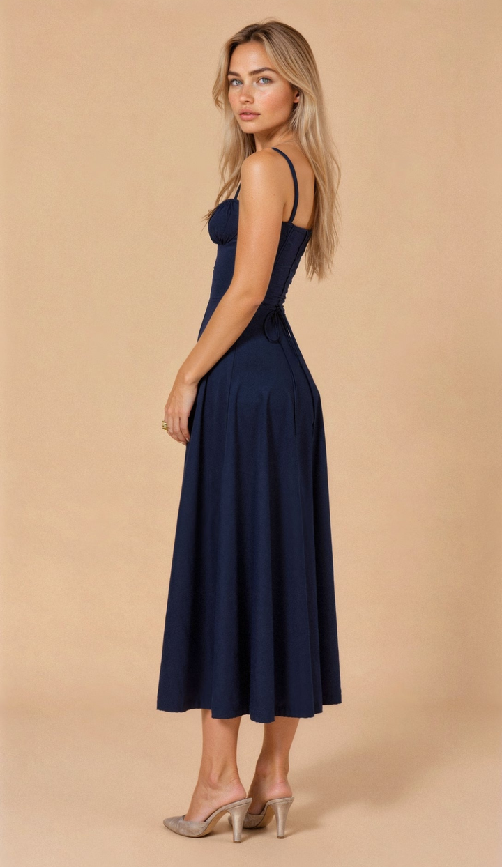 Drune | Blumen Kleid für Frauen Midi