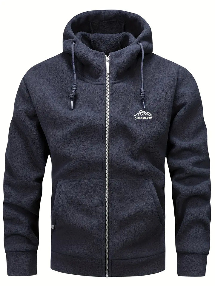 Drune | Warme Fleece-Jacke mit Kapuze für Männer